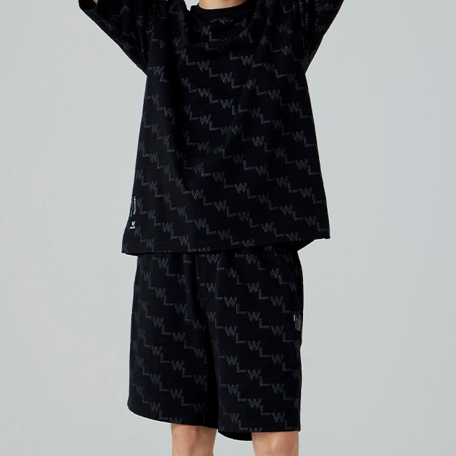 LifeWork Blend Monogram Tee Black LIFEWORK LIFEWORK - originalfook singapore