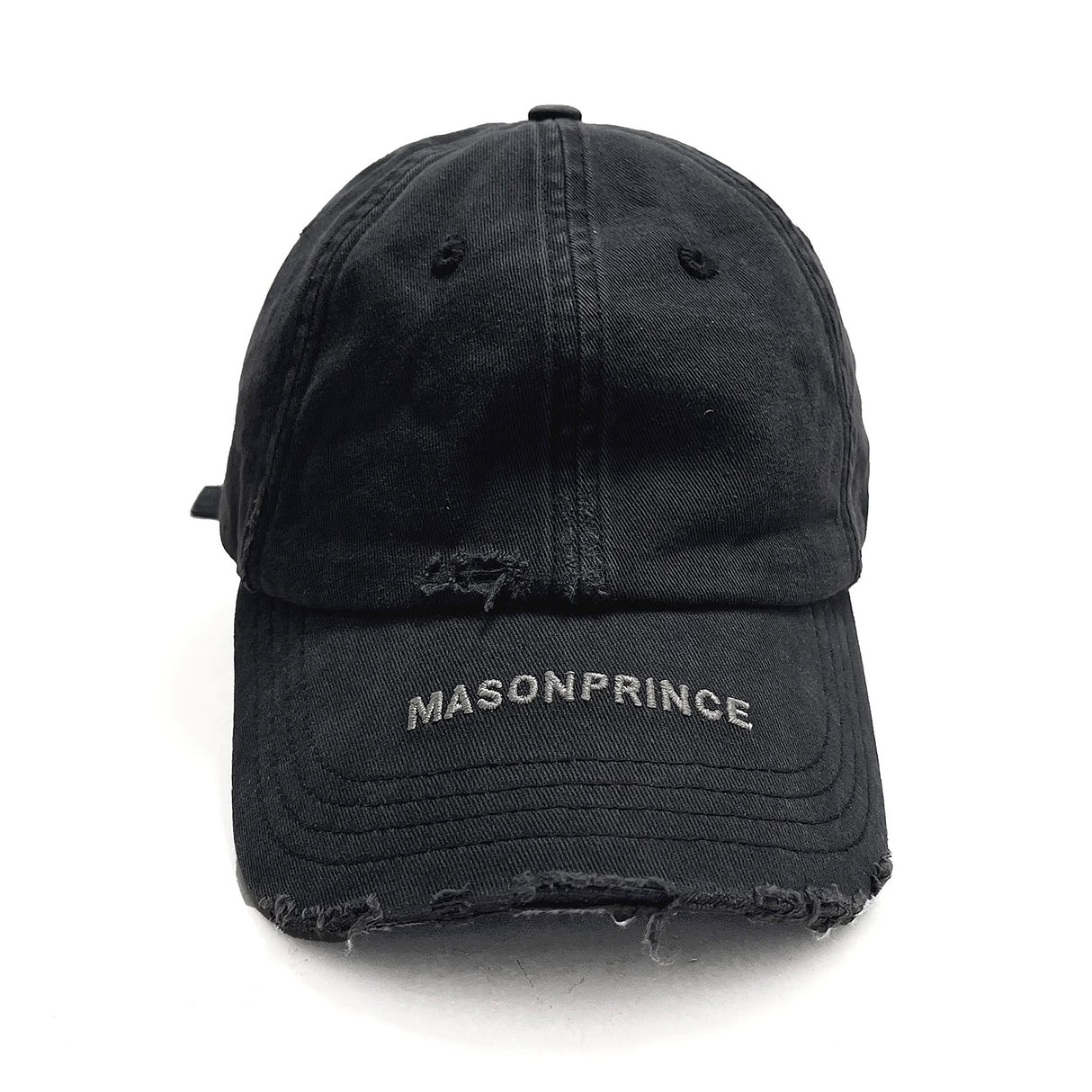MASONPRINCE Embroidered Logo Cap Black MASONPRINCE MASONPRINCE - originalfook singapore