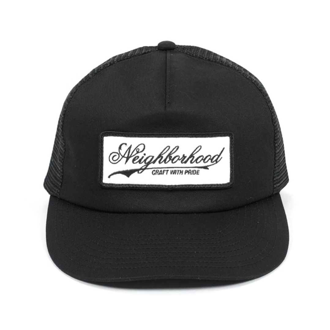 Neighborhood Patch Black Trucker Cap - ORIGINALFOOK