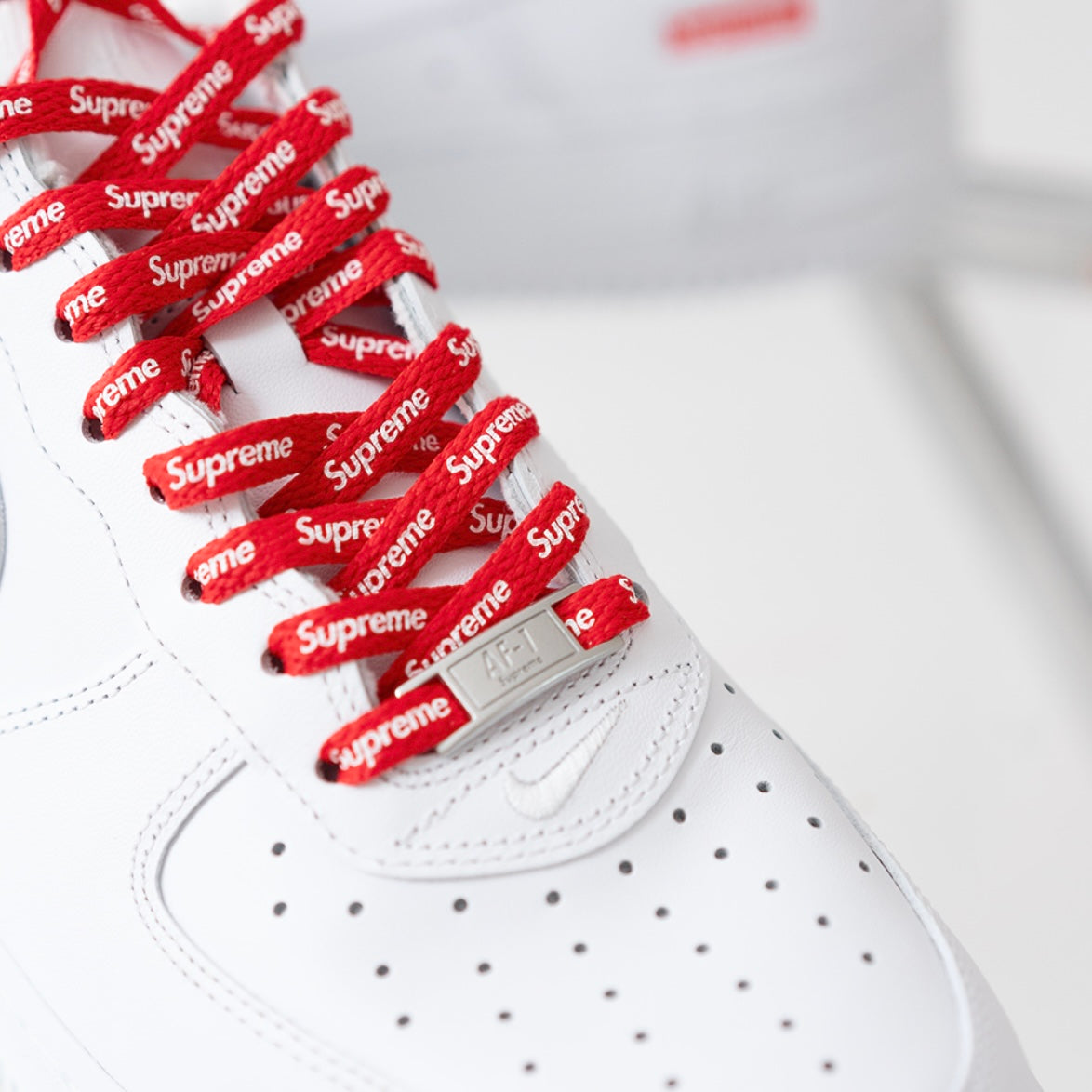 Supreme X Nike Air Force 1 Low White - ORIGINALFOOK