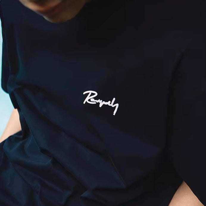 Remedy Embossed Logo Tee Black REMEDY REMEDY - originalfook singapore