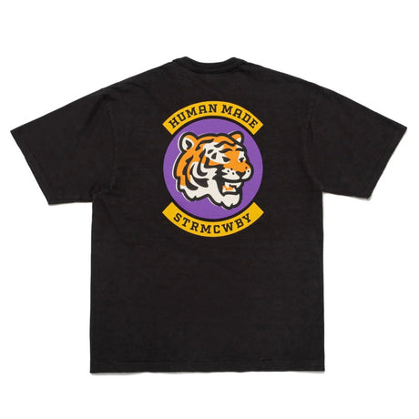 Human Made Round Tiger Tee Black HUMAN MADE HUMAN MADE - originalfook singapore