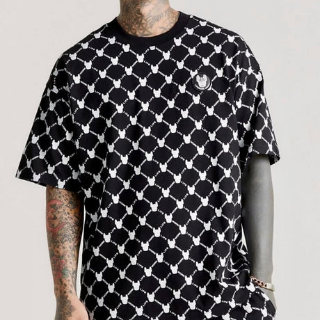 LifeWork Korea Monogram Tee Black lifework lifework - originalfook singapore