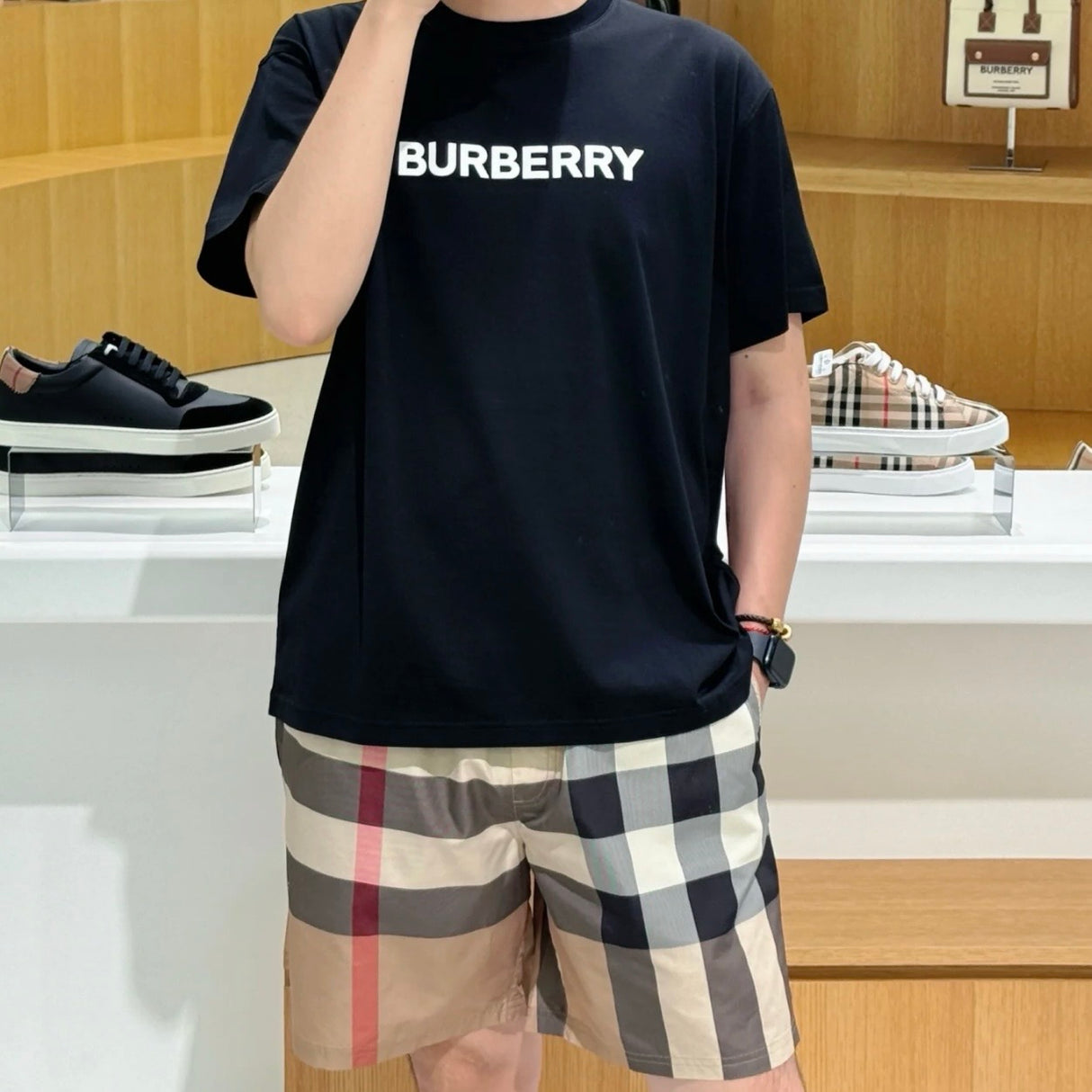 Burberry Guildes Check Shorts BURBERRY BURBERRY - originalfook singapore