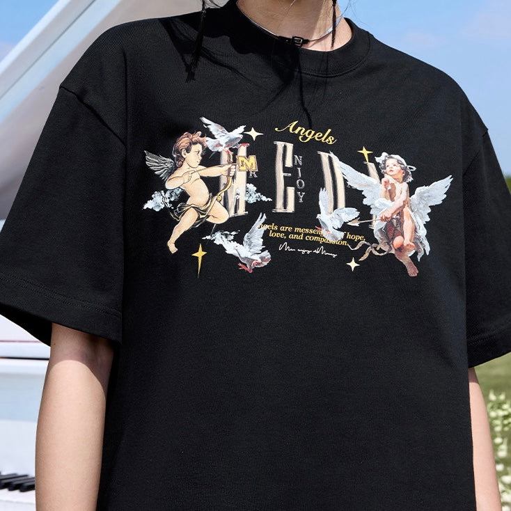 MEDM Cherub Tee Black MEDM MEDM - originalfook singapore