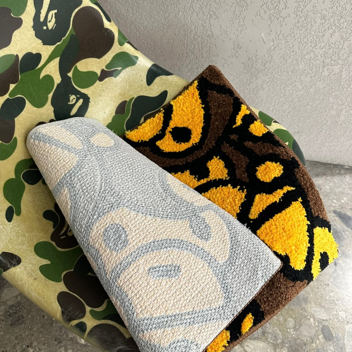 Bathing Ape All Baby Milo Rug Brown BATHING APE BATHING APE - originalfook singapore