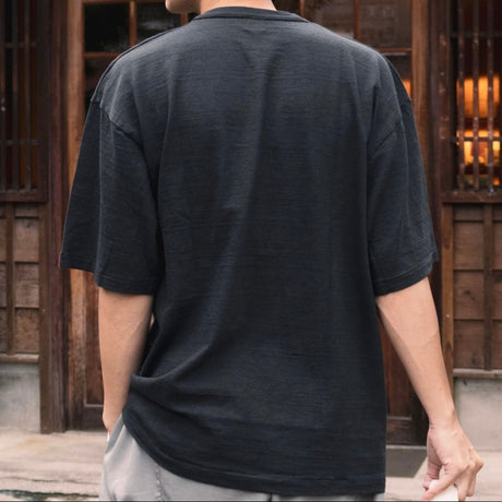 Human Made X KAWS Logo Tee Black HUMAN MADE HUMAN MADE - originalfook singapore