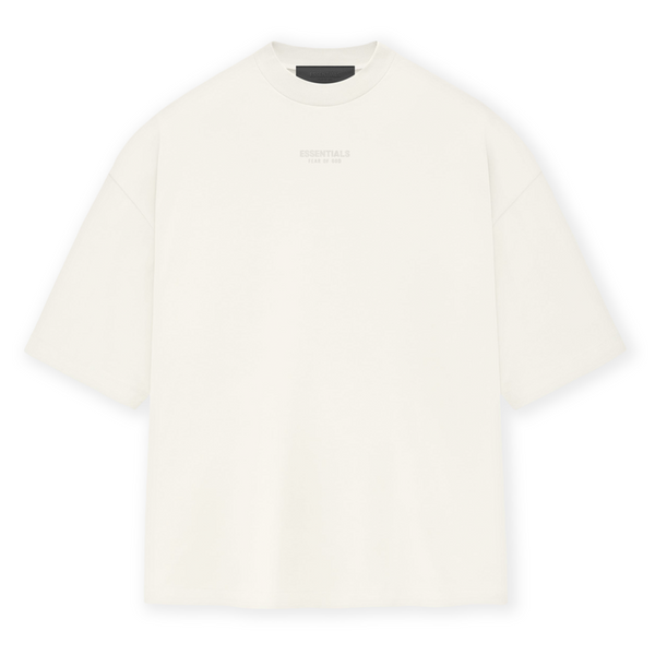 Fear of God Essentials Applique Logo Drop Shoulder Tee Cloud
