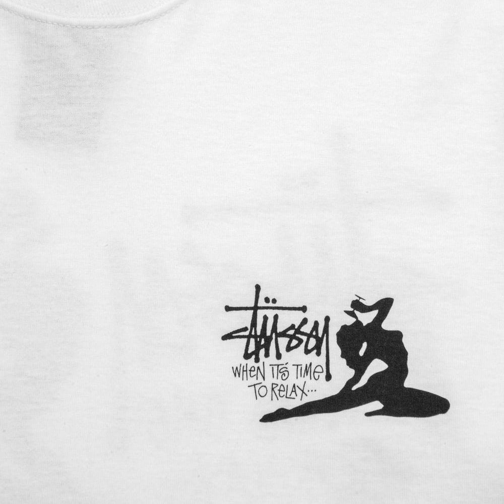 Stussy Relax Tee White STUSSY STUSSY - originalfook singapore