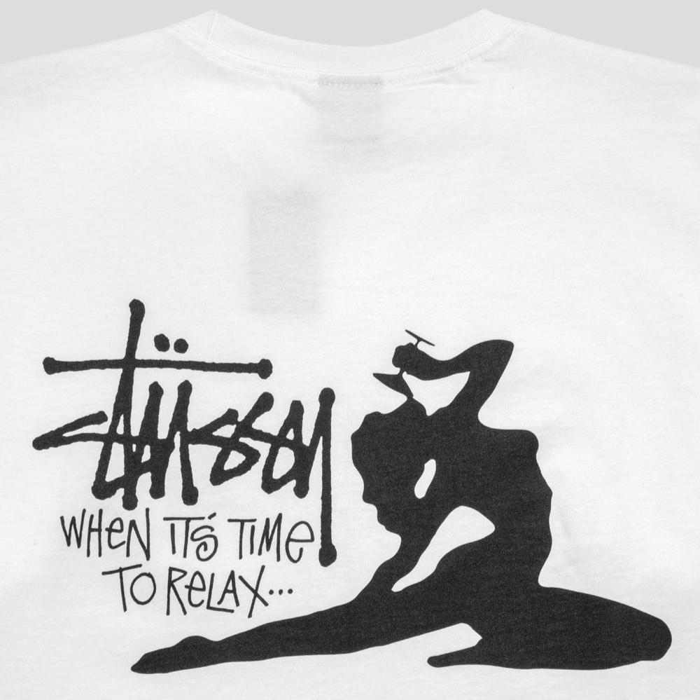 Stussy Relax Tee White STUSSY STUSSY - originalfook singapore