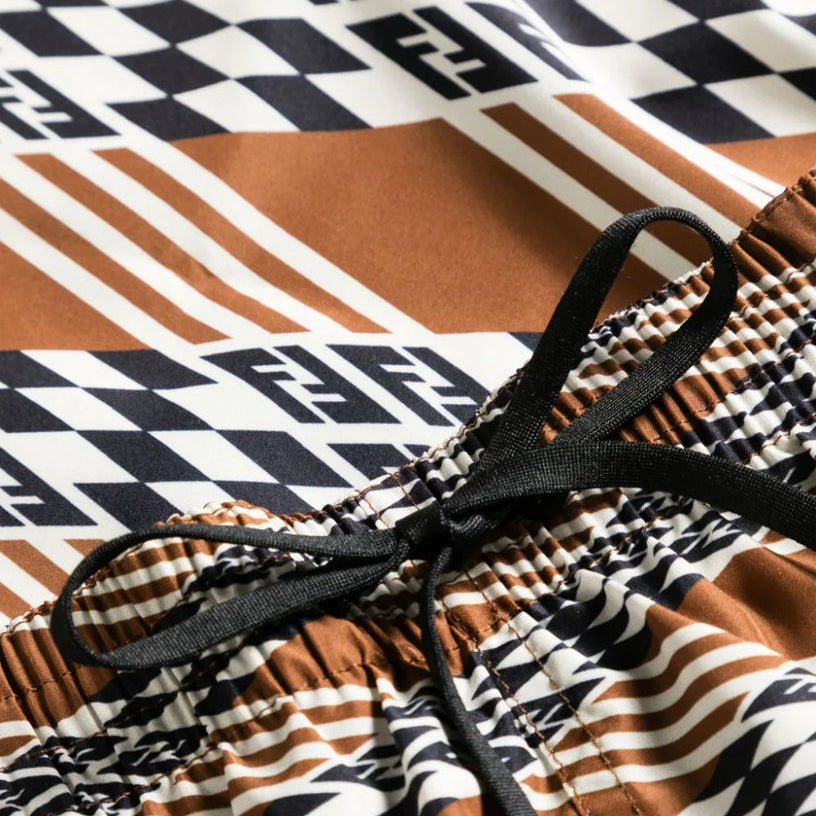 Fendi Geometric FF Shorts - ORIGINALFOOK