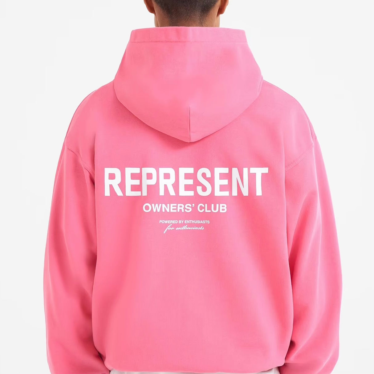 Represent Owners Club Logo Hoodie Bubblegum REPRESENT REPRESENT - originalfook singapore