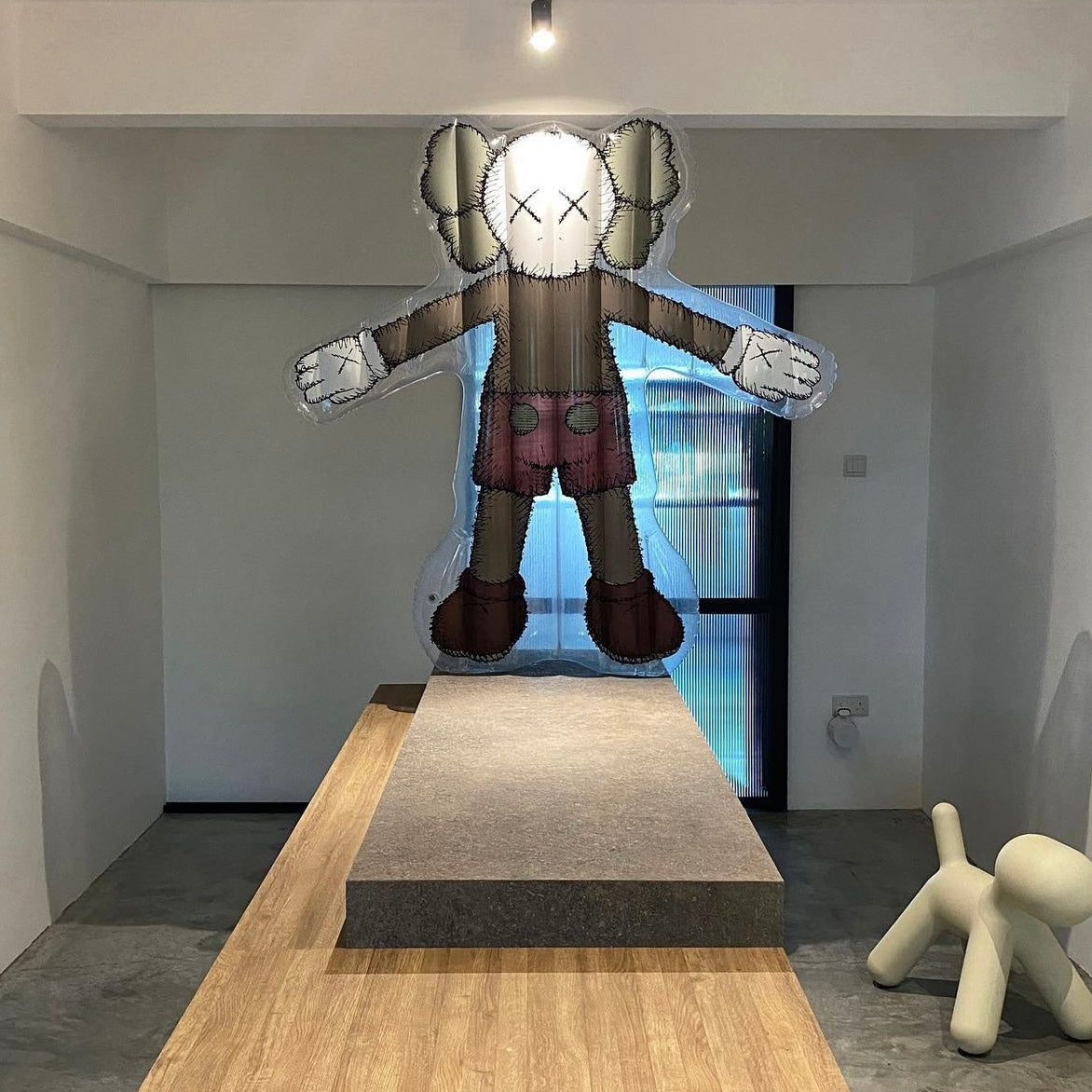 KAWS HOLIDAY Korea Companion 170CM Floating Bed Clear KAWS KAWS - originalfook singapore