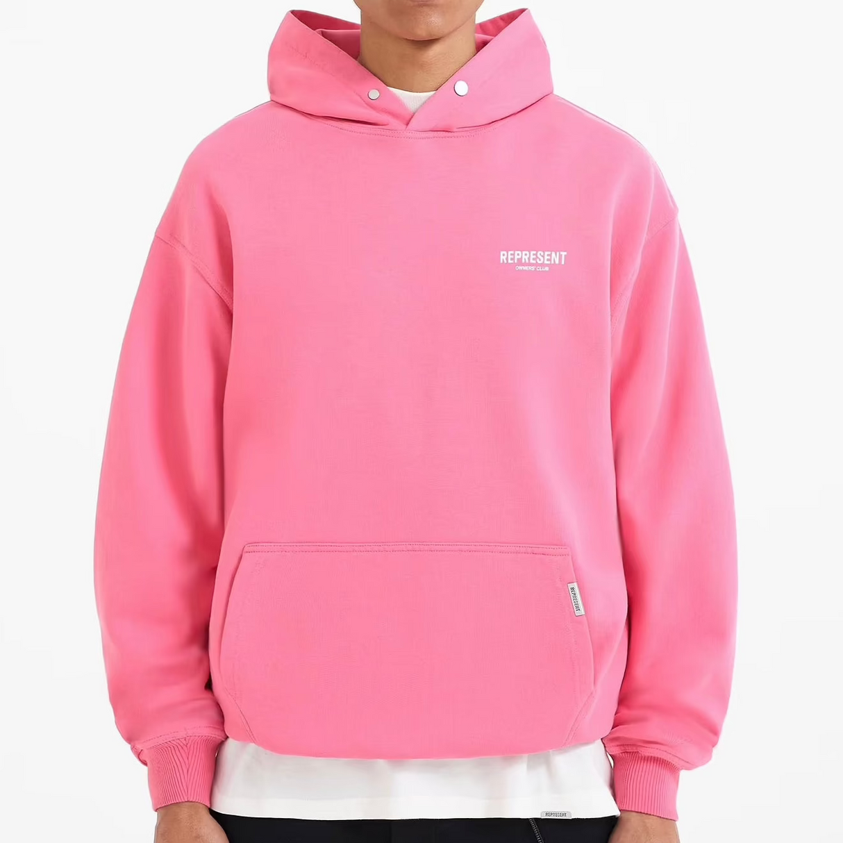 Represent Owners Club Logo Hoodie Bubblegum REPRESENT REPRESENT - originalfook singapore