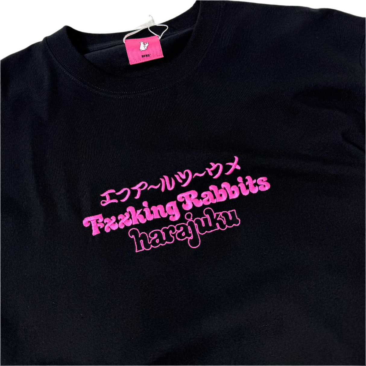 FR2 Bunny Crepe Tee Black (Japan Exclusive) - ORIGINALFOOK