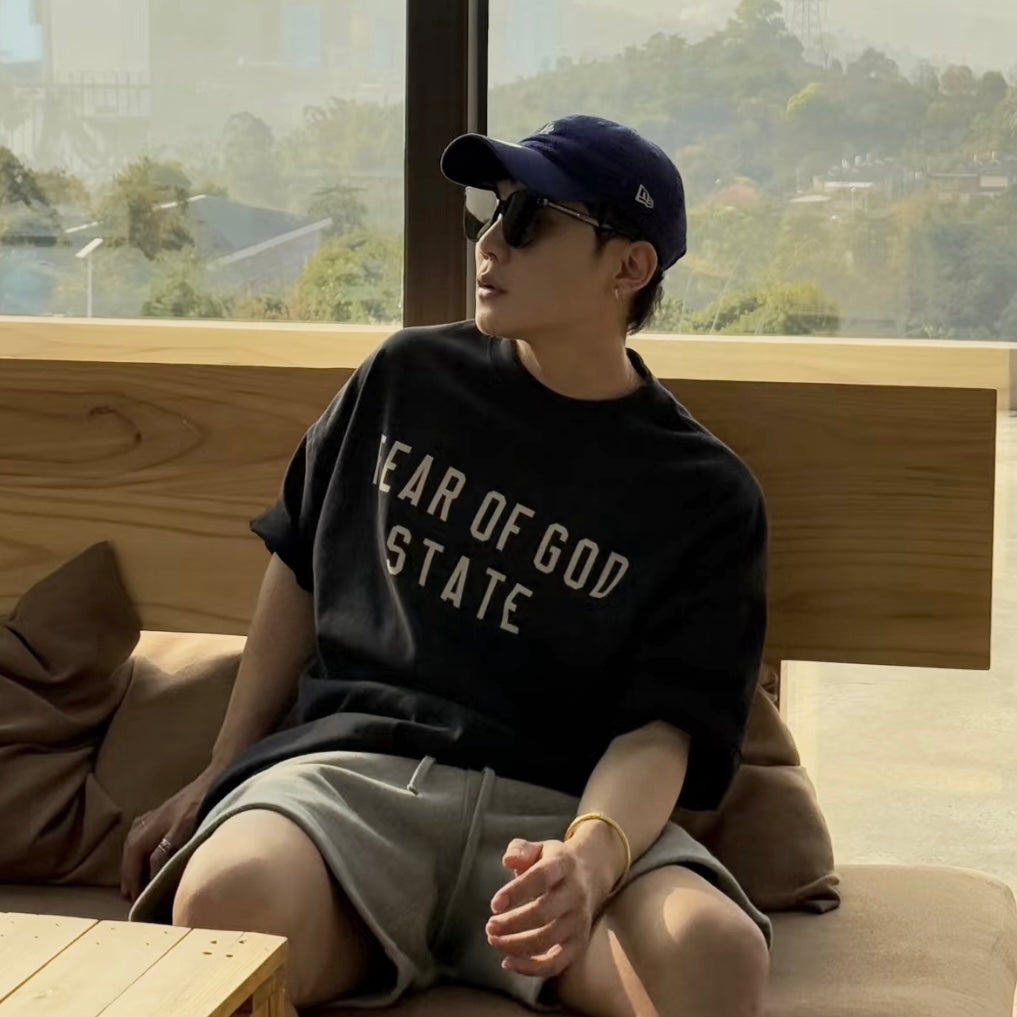 Fear of God Essentials 90's Tee Black