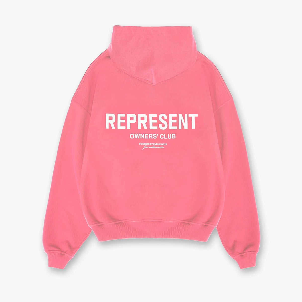 Represent Owners Club Logo Hoodie Bubblegum REPRESENT REPRESENT - originalfook singapore