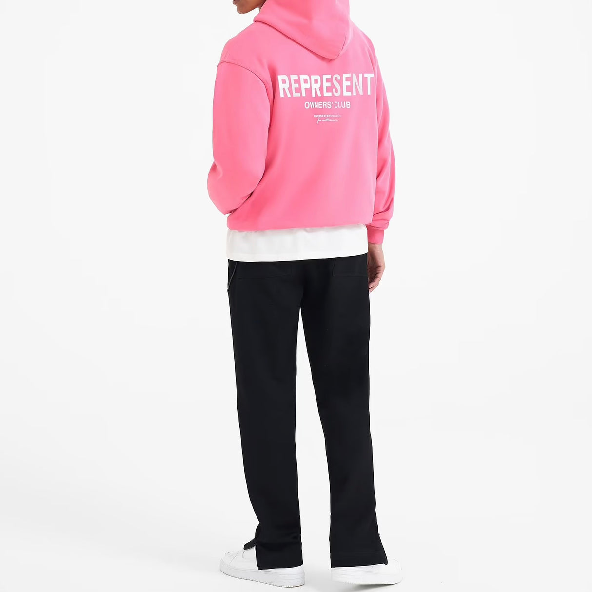 Represent Owners Club Logo Hoodie Bubblegum REPRESENT REPRESENT - originalfook singapore