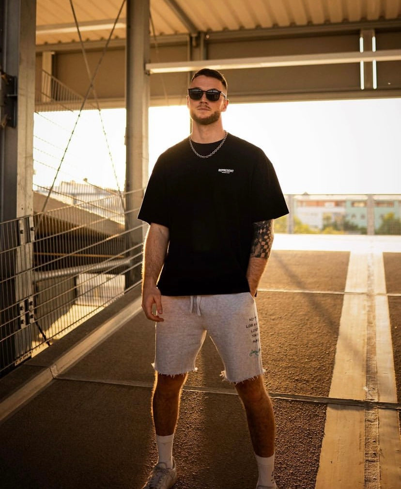 Represent Owners Club Logo Tee Black REPRESENT REPRESENT - originalfook singapore