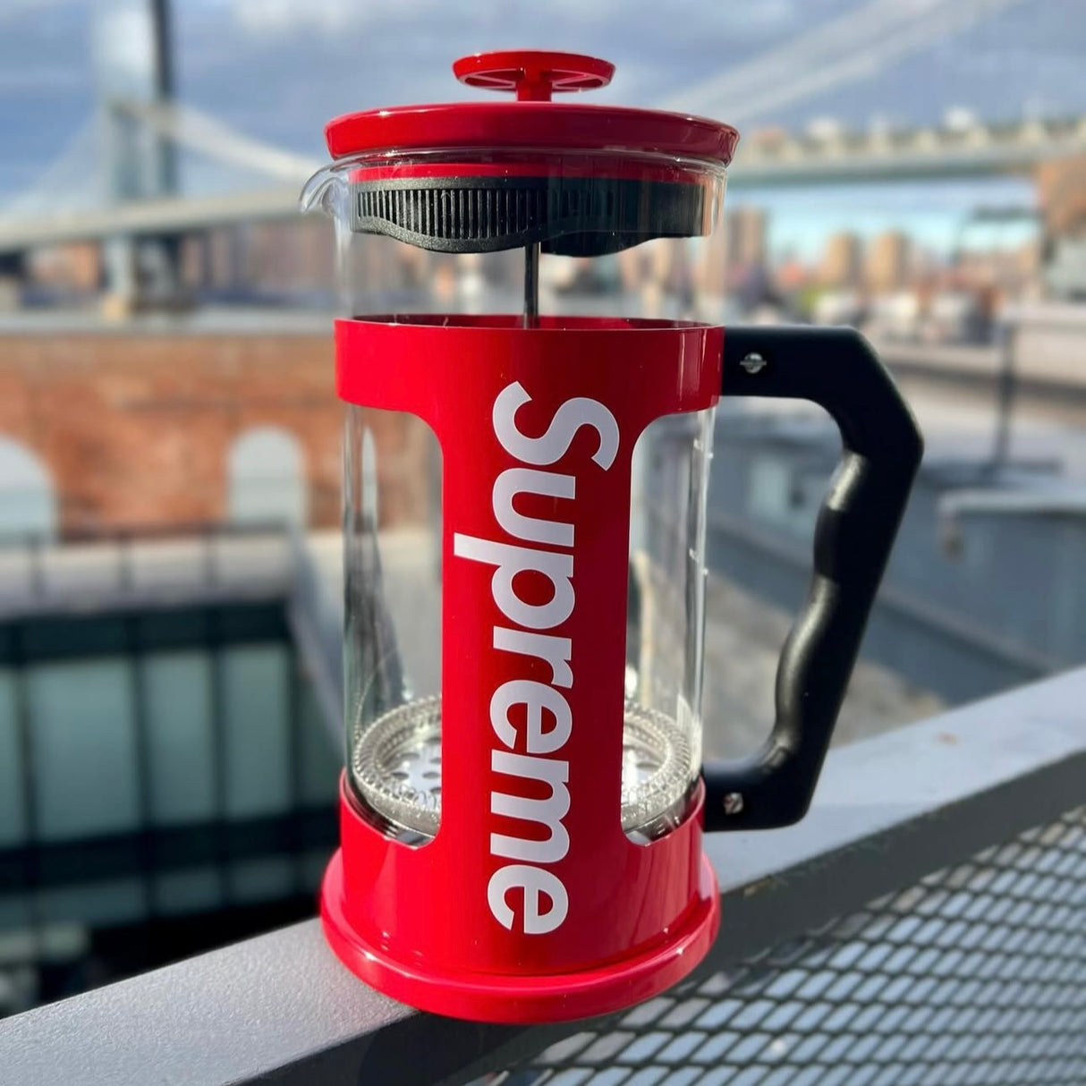 Supreme x Bialetti 8-Cup French Coffee Press - ORIGINALFOOK