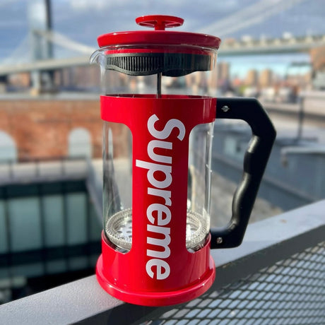 Supreme x Bialetti 8-Cup French Coffee Press - ORIGINALFOOK