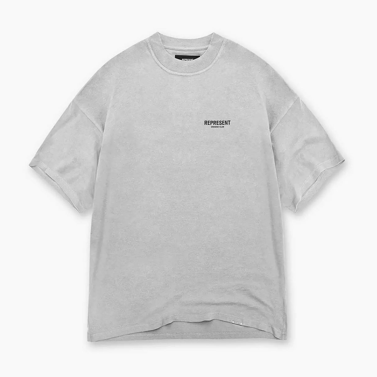 Represent Owners Club Logo Tee Ash Grey REPRESENT REPRESENT - originalfook singapore