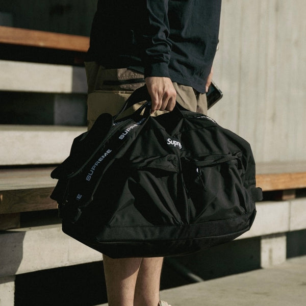 Supreme Duffle Bag Black supreme supreme - originalfook singapore