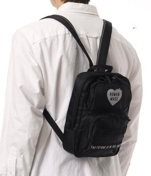 Human Made One Shoulder Bag Black