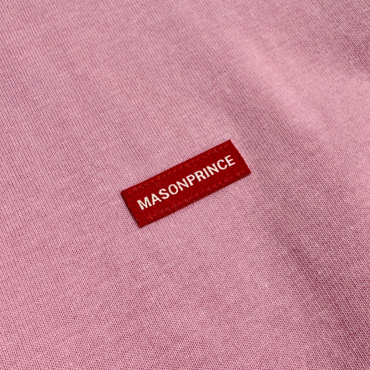 MASONPRINCE Box Logo Tee Pink - ORIGINALFOOK