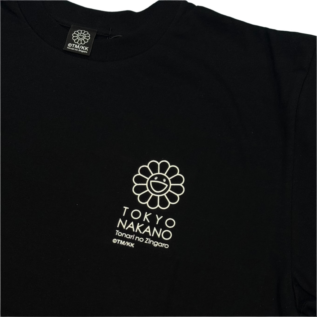 Takashi Murakami Bright Red Flower Ball Tee Black TAKASHI MURAKAMI TAKASHI MURAKAMI - originalfook singapore