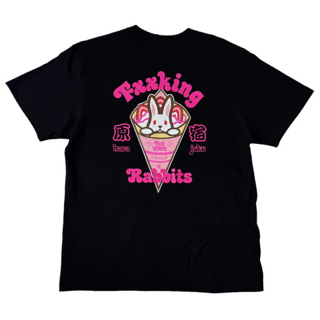 FR2 Bunny Crepe Tee Black (Japan Exclusive) - ORIGINALFOOK