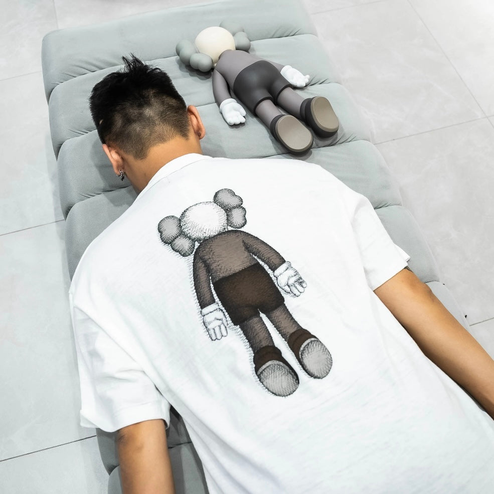 Human Made X KAWS Tee #3 White HUMAN MADE HUMAN MADE - originalfook singapore