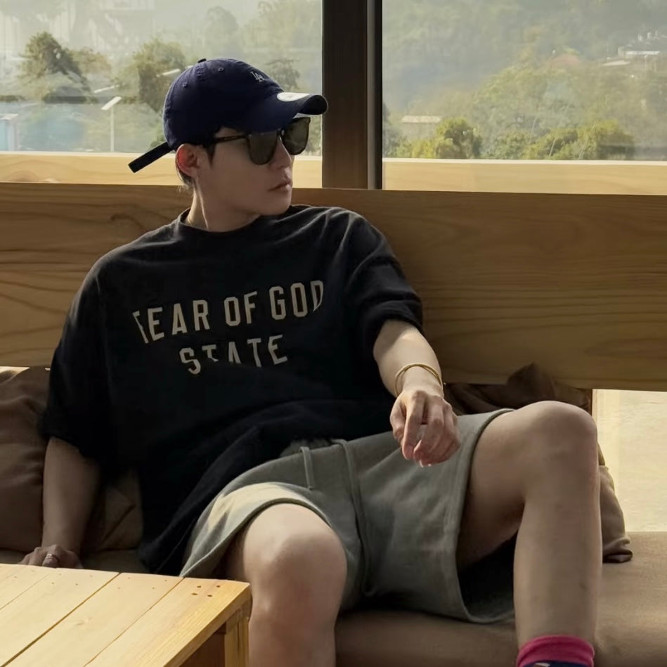 Fear of God Essentials 90's Tee Black