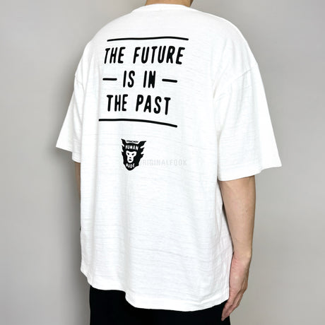 Human Made Heart Badge Slogan Tee White HUMAN MADE HUMAN MADE - originalfook singapore