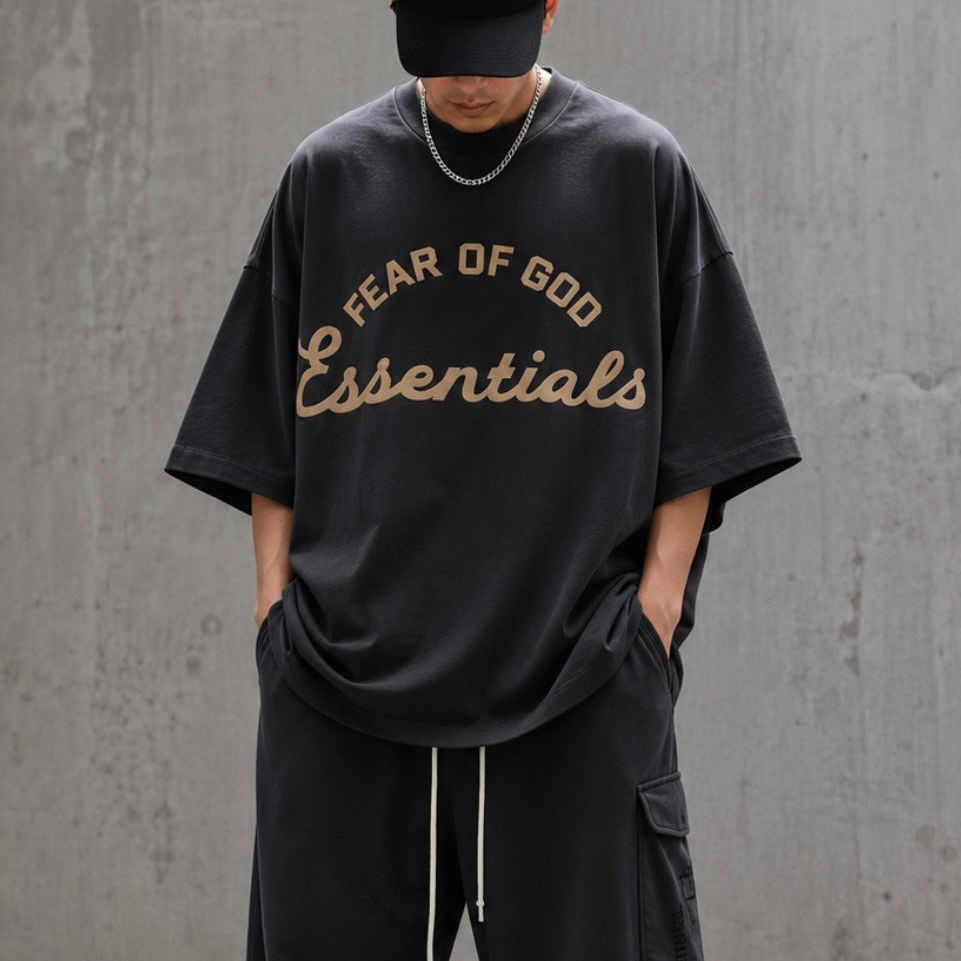 Fear of God Essentials Training 90s Heavyweight Tee Iron Grey