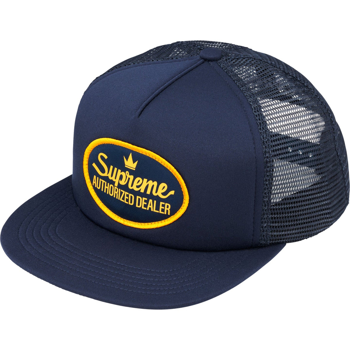 Supreme Authorized Dealer Mesh Trucker Cap Navy
