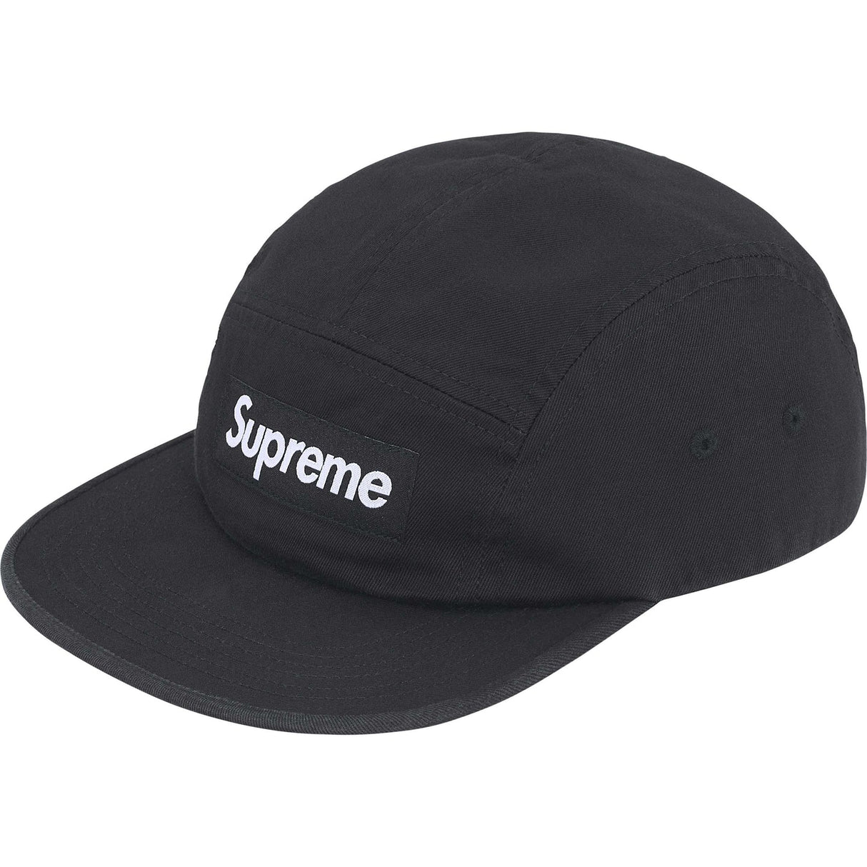 Supreme Box Logo Chino Twill Cap Black - ORIGINALFOOK