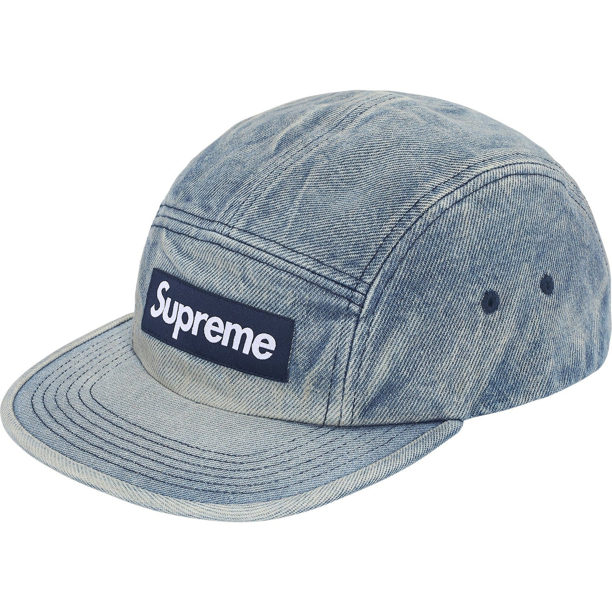 Supreme Box Logo Chino Twill Cap Denim - ORIGINALFOOK