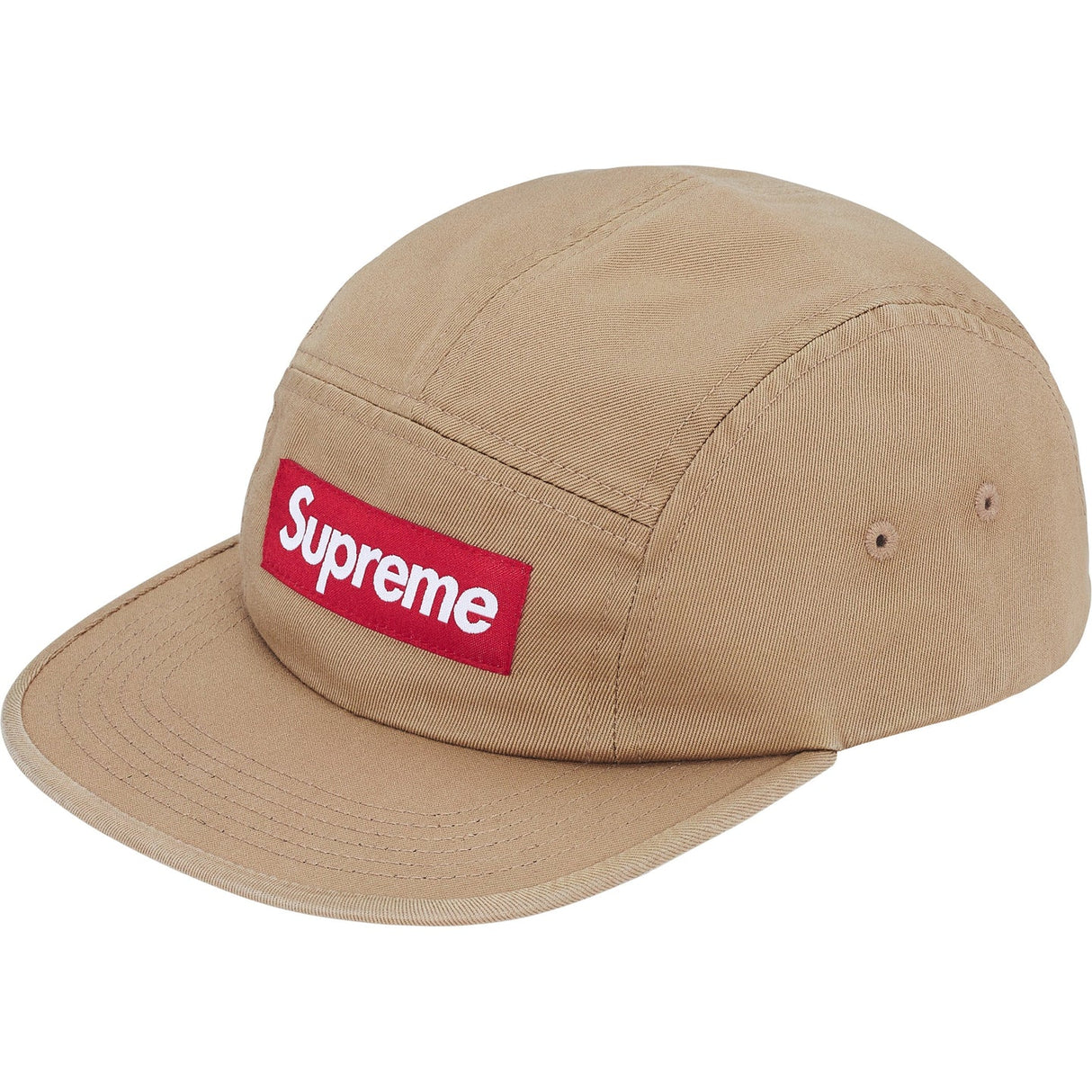 Supreme Box Logo Chino Twill Cap Tan - ORIGINALFOOK