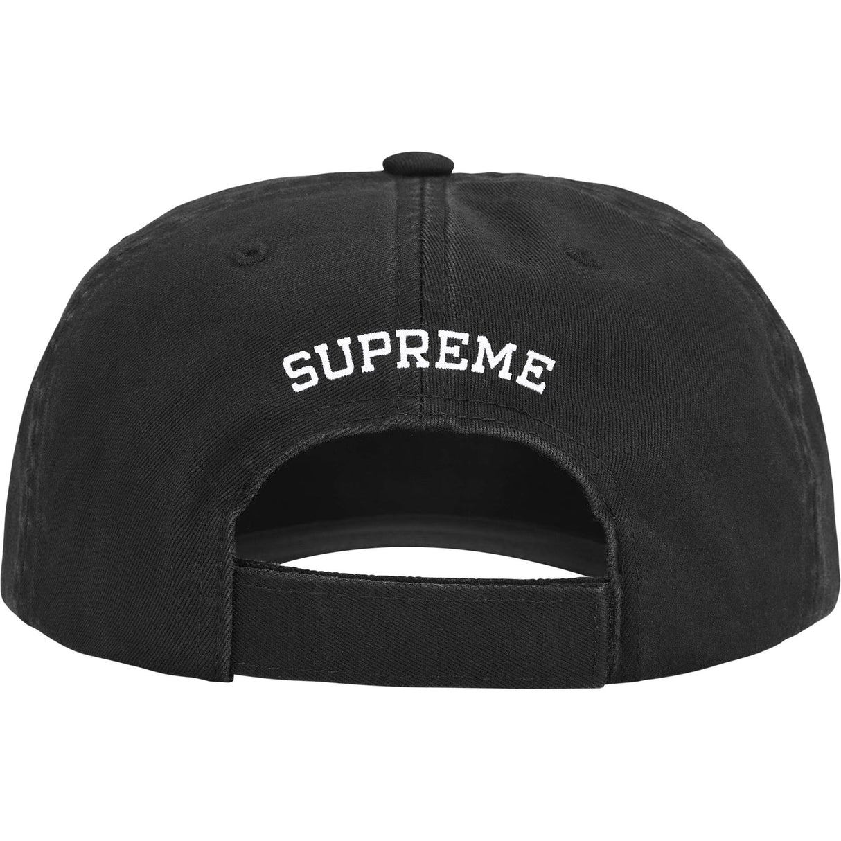 Supreme Embroidered Money Logo 6-Panel Cap Black - ORIGINALFOOK