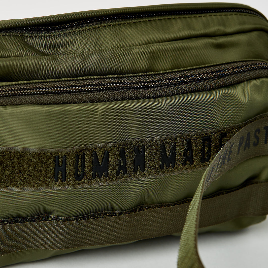 Human Made Military Sling Bag Olive HUMAN MADE HUMAN MADE - originalfook singapore