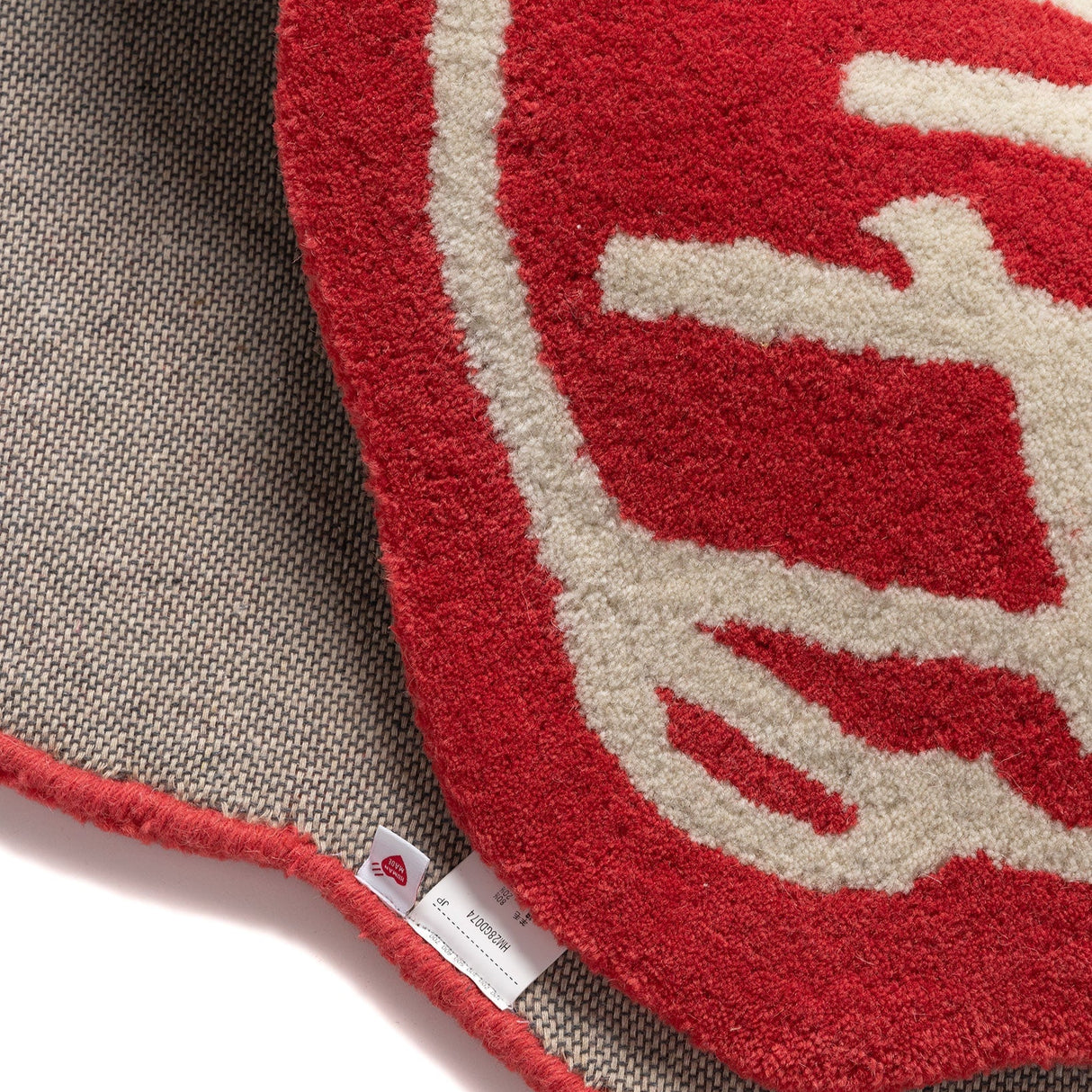 Human Made Heart Logo Medium Rug Red HUMAN MADE HUMAN MADE - originalfook singapore