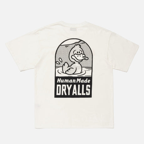Human Made Duck Dry All Tee White - ORIGINALFOOK