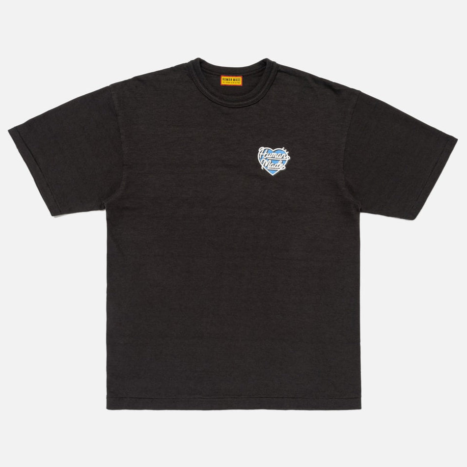 Human Made Graphic Heart Logo Black Tee - ORIGINALFOOK