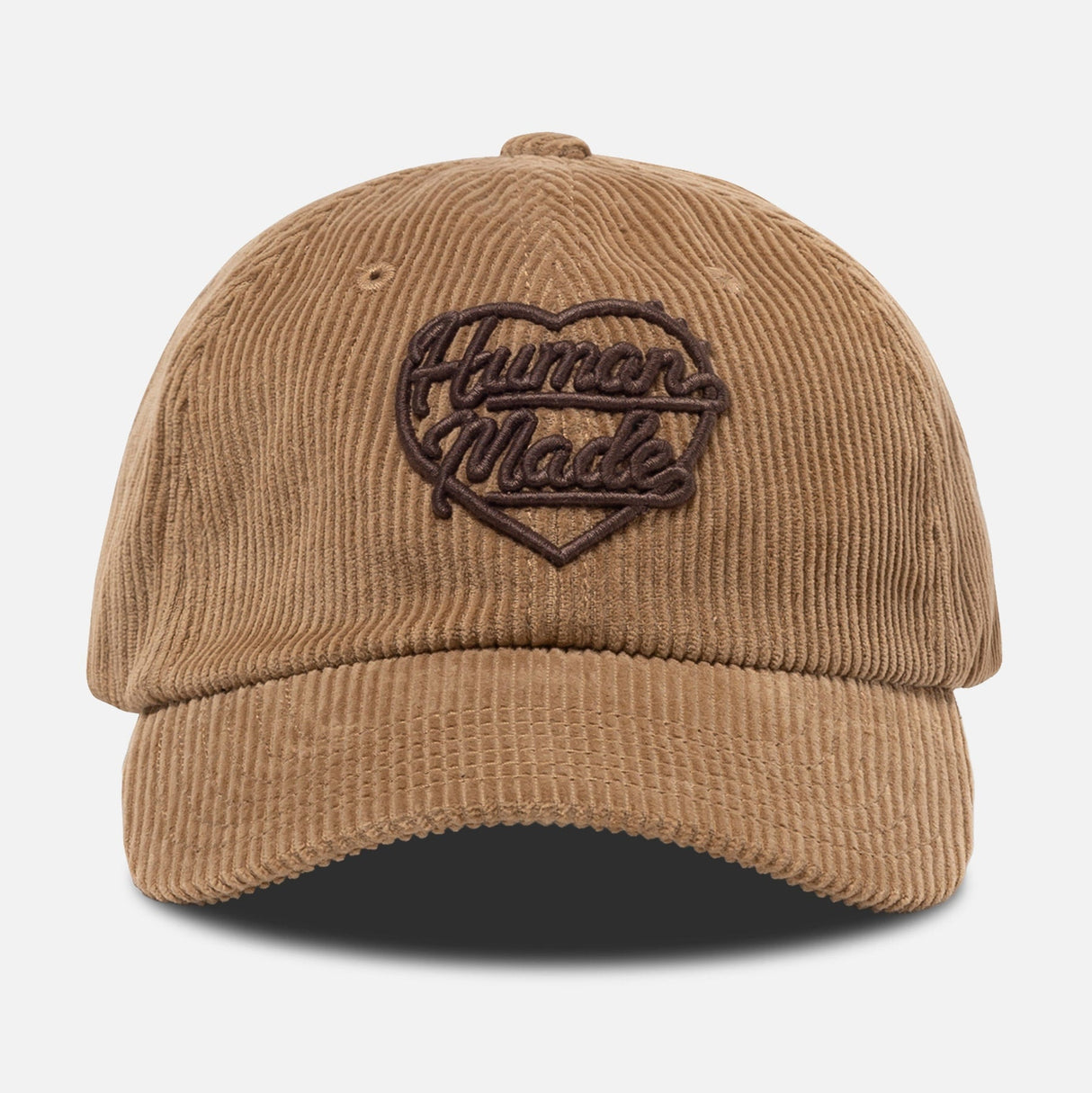 Human Made Heart Logo Corduroy Cap Beige - ORIGINALFOOK