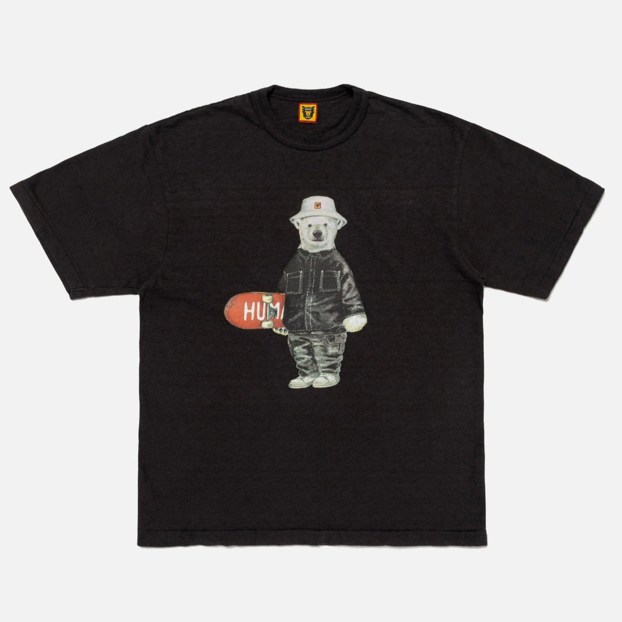 Human Made Polar Bear Skater Tee Black HUMAN MADE HUMAN MADE - originalfook singapore