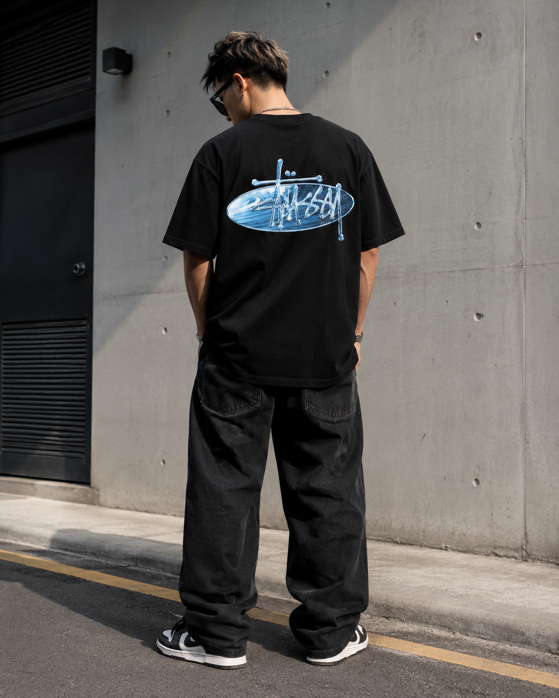 Stussy Wave Tee Black