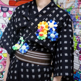 Takashi Murakami Kaikai Kiki Flower Plush Badge Keychain Pin Rainbow Black TAKASHI MURAKAMI TAKASHI MURAKAMI - originalfook singapore