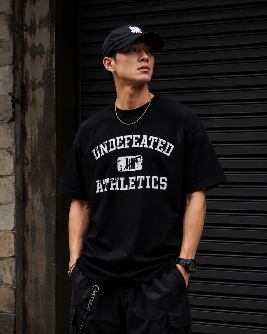 Undefeated Misprint Tee Black