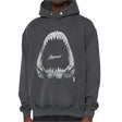 Represent Shark Jaws Hoodie Off Black REPRESENT REPRESENT - originalfook singapore